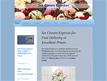 Tablet Screenshot of icecreamexpressllc.com